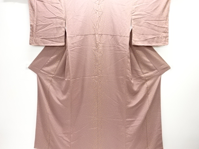 未使用品　抽象模様小紋着物